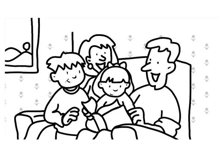 Familia leyendo | Wchaverri's Blog