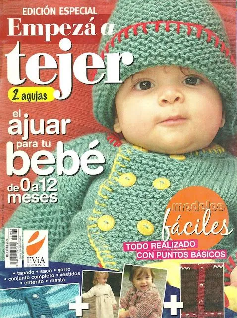 fanatica del tejido: EMPEZA A TEJER BEBES