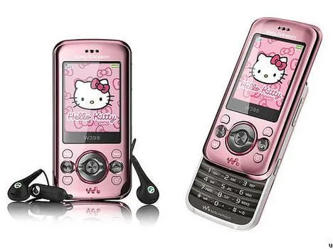 Para fans de Hello Kitty, Sony Ericsson W395 | PoderPDA