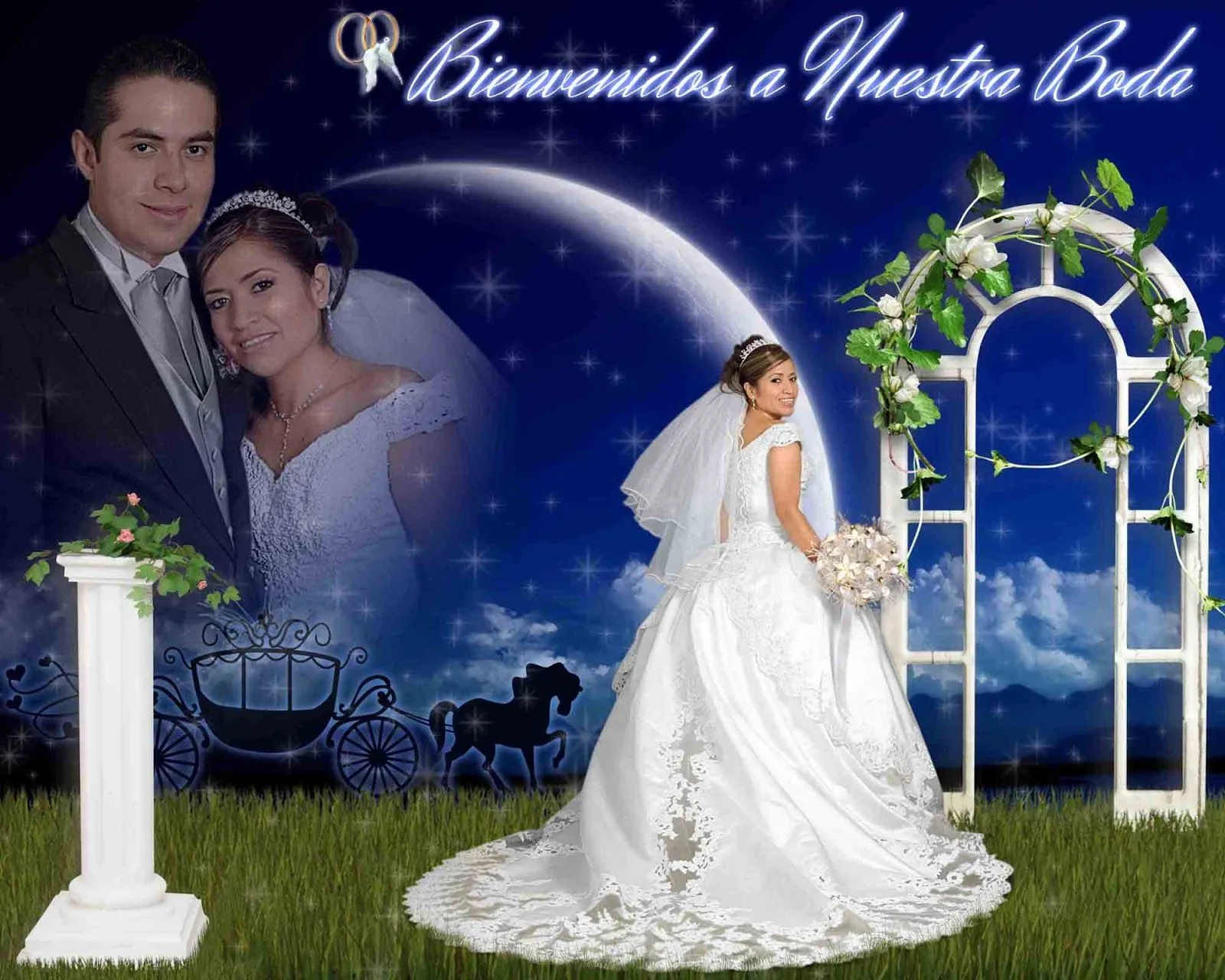 Fantasía para Boda - Plantillas para Photoshop 2015