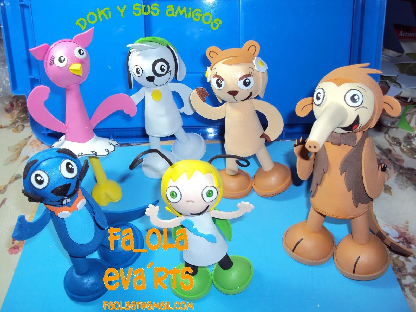 fa_ola evart`s: DOKI Y SUS AMIGOS MINI FAOFUCHOS