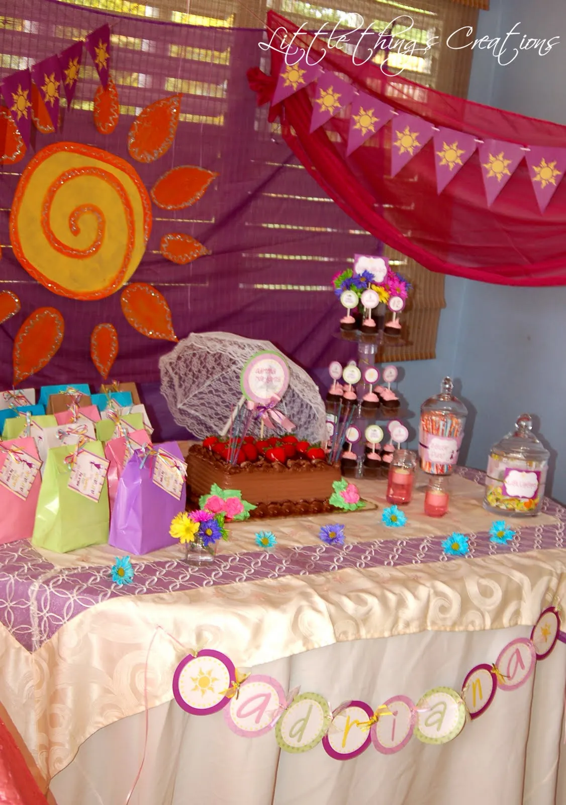 Fara Party Design: Fiestas- Rapunzel