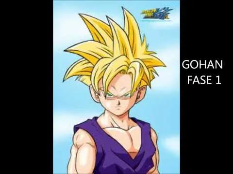 LAS FASES DE GOKU,GOHAN,GOTEN Y PAN - YouTube