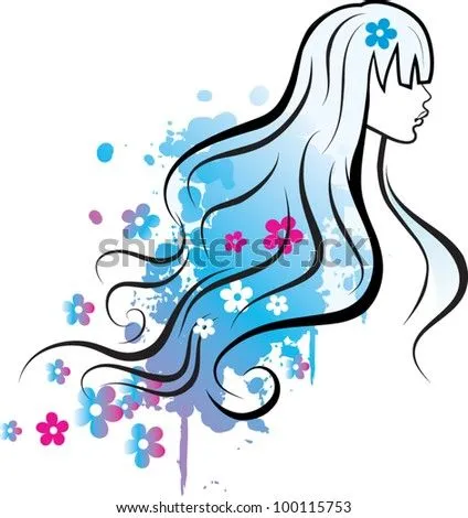 Fashion Girl Stock Vector 100115753 : Shutterstock