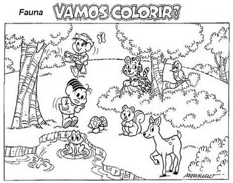 DIA DA FAUNA DESENHOS E ATIVIDADES PARA COLORIR IMPRIMIR III ...
