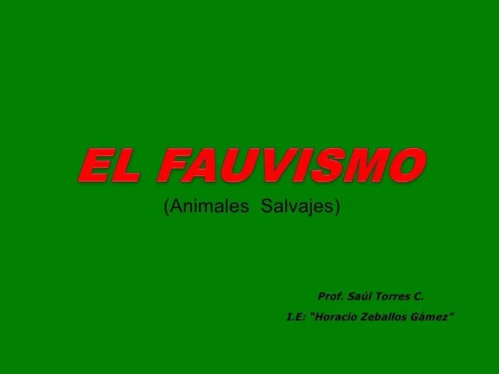 El Fauvismo