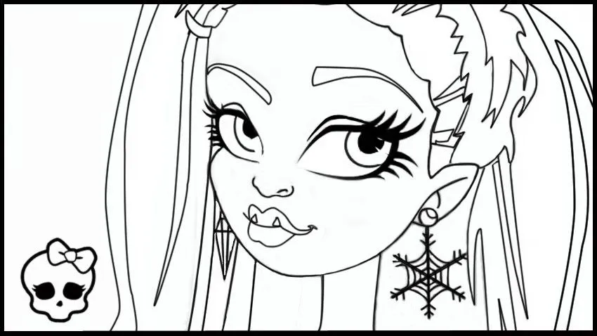 Fazendo a Minha Festa para Colorir: Imagens Monster High para Colorir!