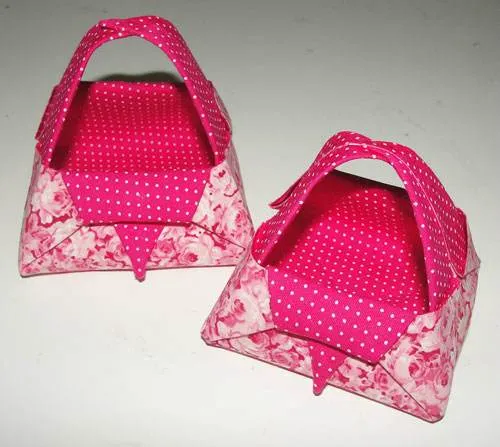 Como fazer técnica origami em tecido – Artesanato Brasil