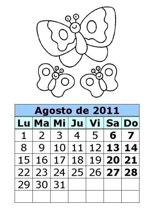 feb.19, 2011 in Calendario 2011 , Calendario para colorear