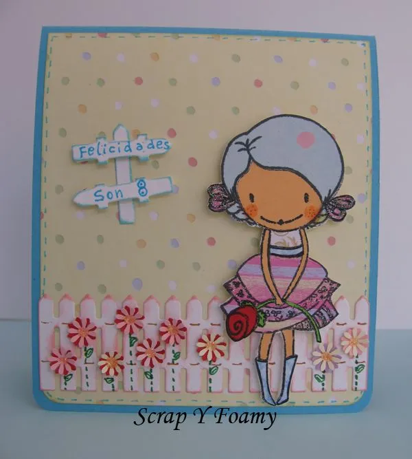 Tarjetas de cumpleaños de foamy - Imagui