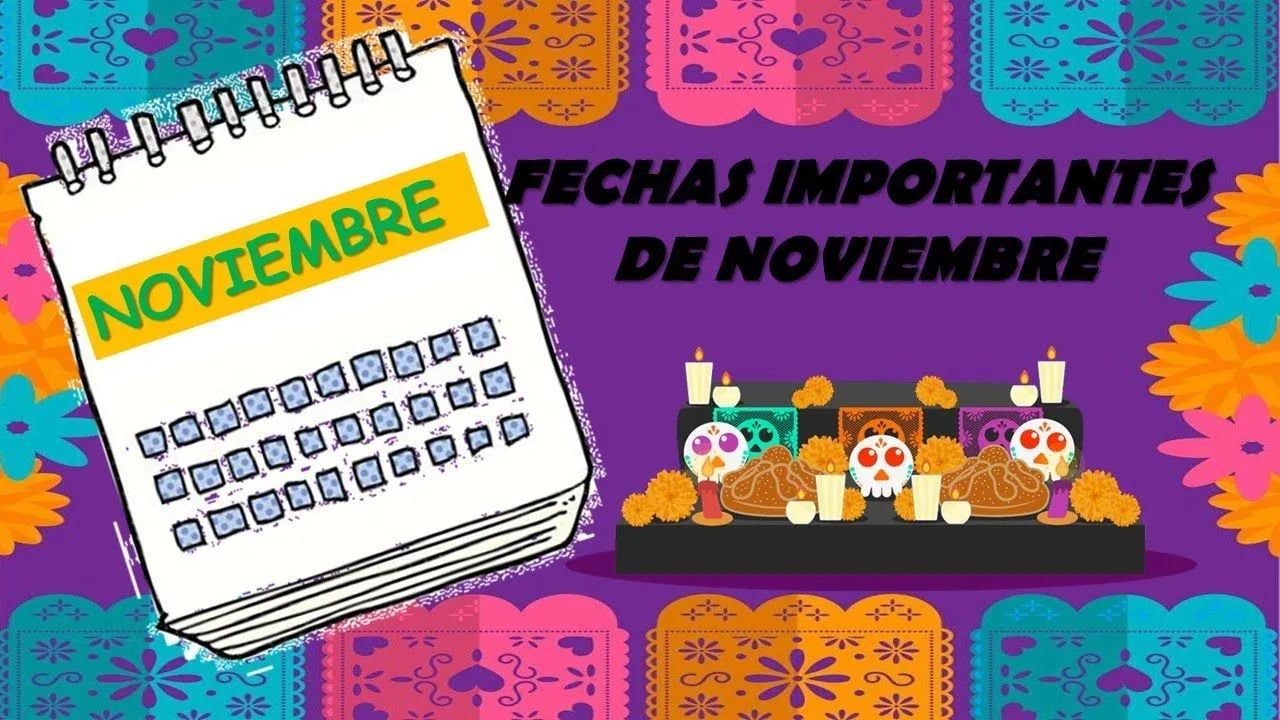 Fechas importantes de NOVIEMBRE / Profe Ángel - YouTube