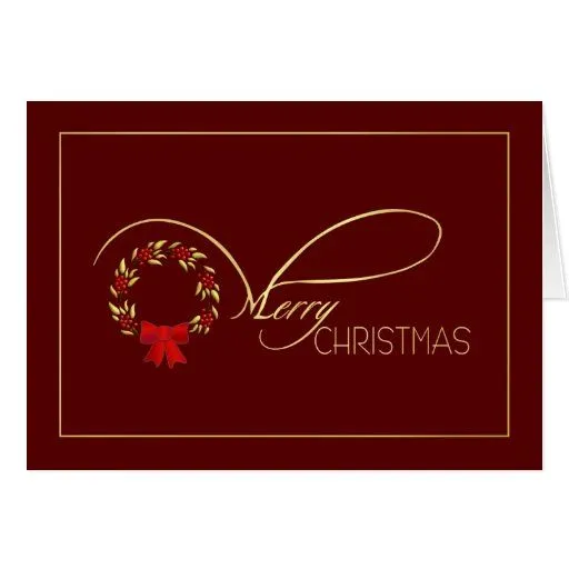 Felices Navidad - tarjetas de Navidad elegantes de Zazzle.