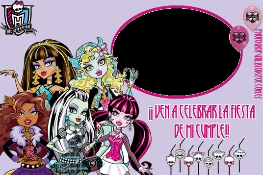 Felicitaciones de cumpleaños de las monster high - Imagui