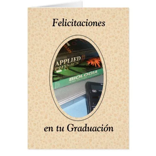 Felicitaciones en tu graduacion cards from Zazzle.