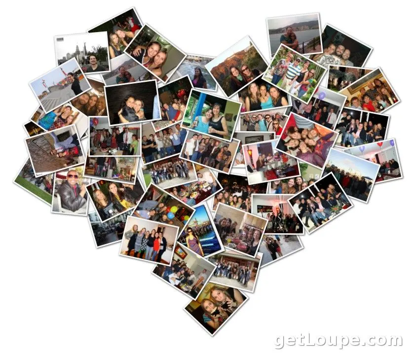 Feliz Día del Amor y la Amistad!! | Loupe Collage | Loupe