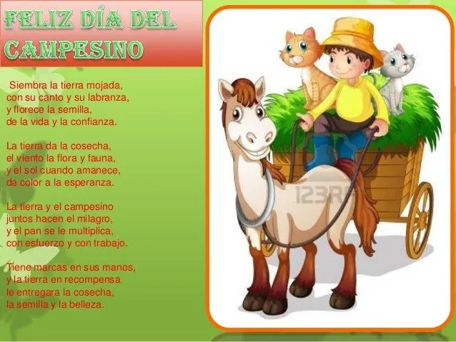 Feliz día del campesino