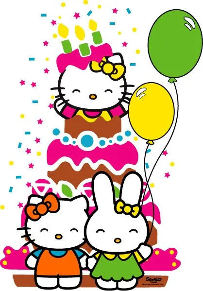 FELIZ CUMPLE CON HELLO KITTY | TODO PARA FACEBOOK IMAGENES PARA ...