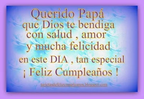 Feliz cumple papa - Imagui