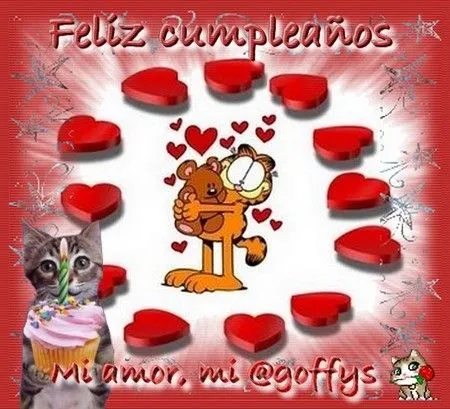 Feliz cumpleaños mi amor, mi @goffys | La voz de una Gata