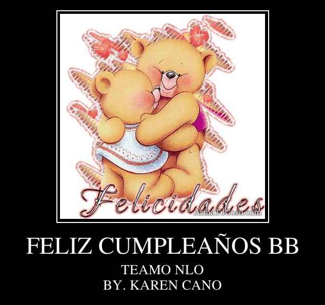 FELIZ CUMPLEAÑOS BB