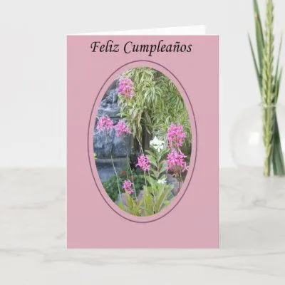 Feliz Cumpleaños Card from Zazzle.