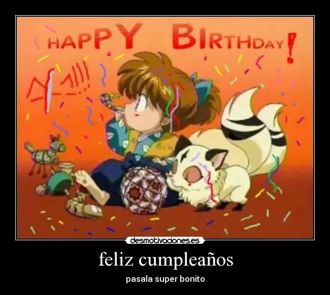 FELIZ CUMPLEAÑOS CHICOANIME