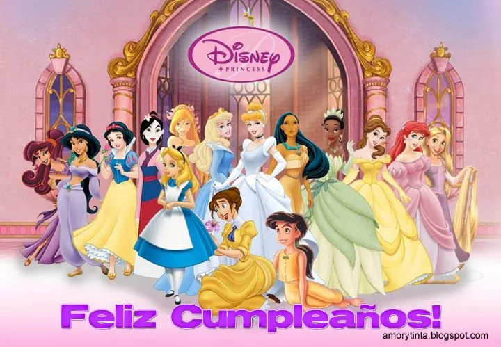 Feliz cumpleaños princesas de Disney - Imagui