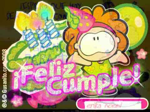 feliz cumpleaños erika - YouTube