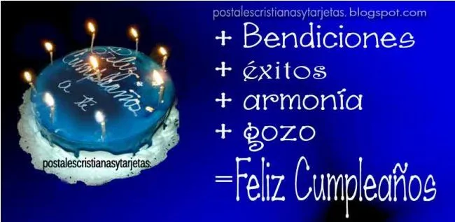 Feliz Cumpleaños de Éxitos y Bendiciones | Postales Cristianas y ...