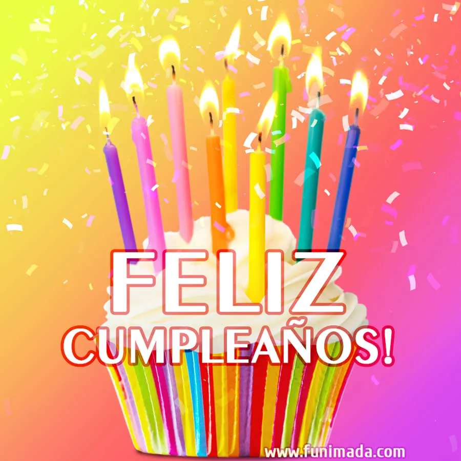 Feliz Cumpleaños - GIF + Vídeo con música. | Funimada.com