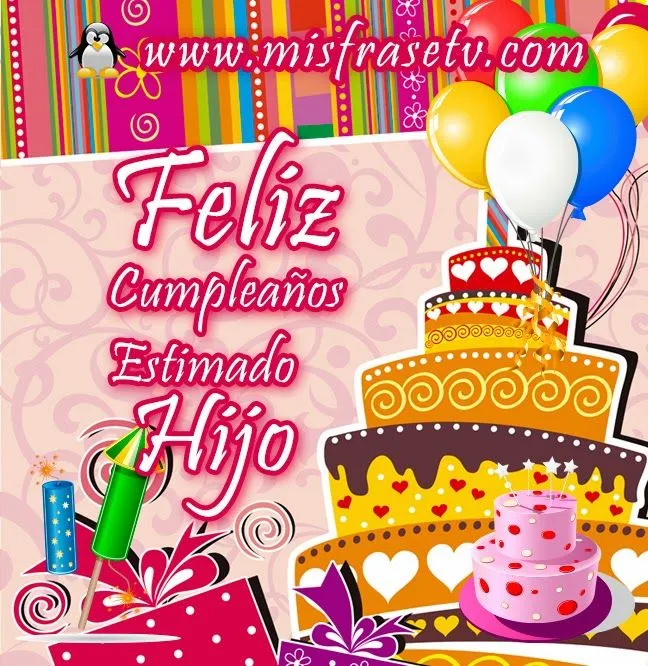 Imagenes cumpleaños hijo para compartir - Imagui