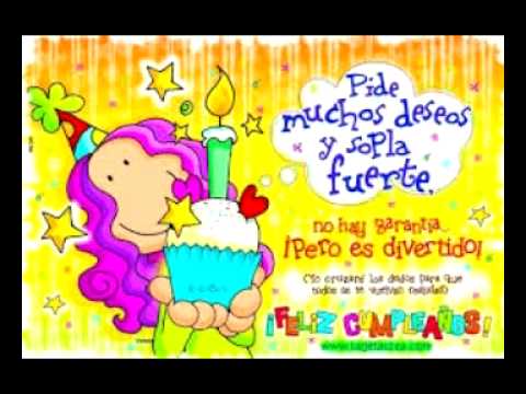 FELIZ CUMPLEAÑOS HIJA MIA - YouTube