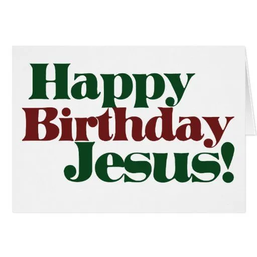 Feliz cumpleaños Jesús es navidad Felicitaciones | Zazzle