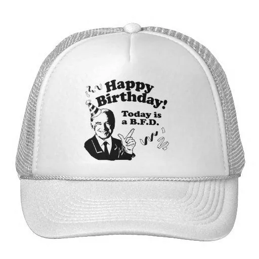 FELIZ CUMPLEAÑOS de JOE BIDEN.png Gorro de Zazzle.