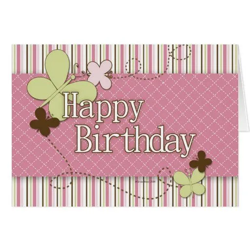 Un feliz cumpleaños de la mariposa tarjetas | Zazzle