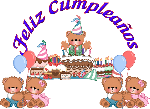 Feliz cumpleaños de ositos - Imagui