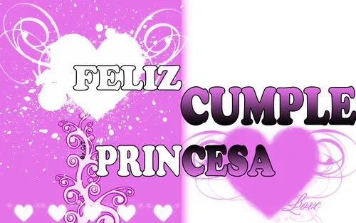 FELIZ CUMPLEAñOS PRINCESA | TODO PARA FACEBOOK IMAGENES PARA ...