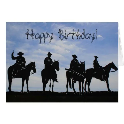 Feliz cumpleaños, vaquero! Felicitación | Zazzle