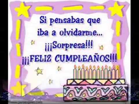 Feliz Cumpliaños Hermano - YouTube