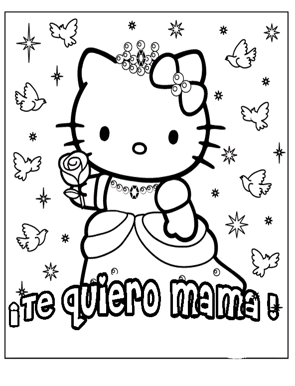 Feliz Día mamis. Más dibujos para colorear | Imágenes actual