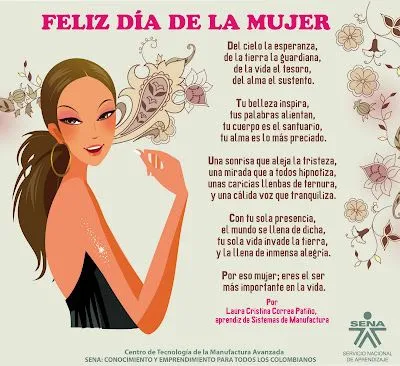 Feliz Dia de la Mujer Con Frases | Imagenes de Amor