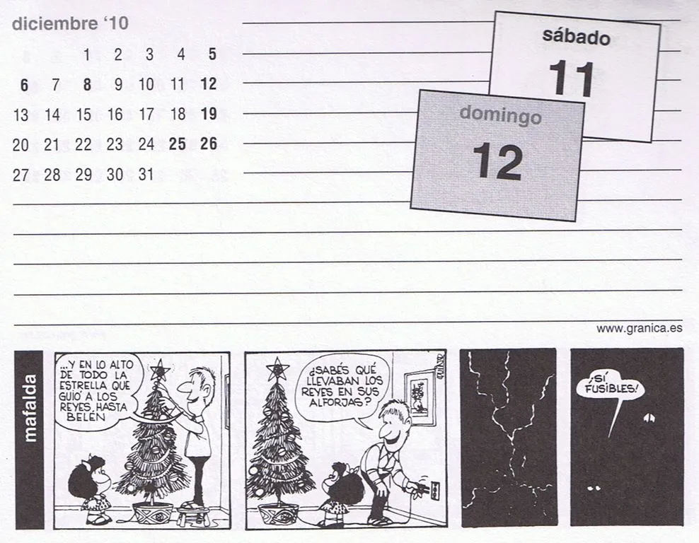 feliz navidad mafalda