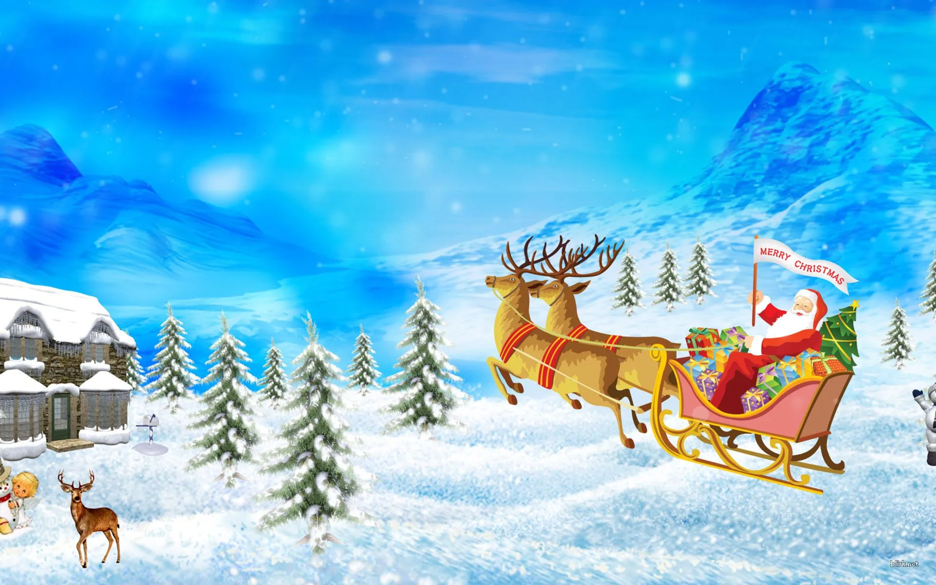 Feliz Navidad de Santa Wallpapers | Wallpapers HD