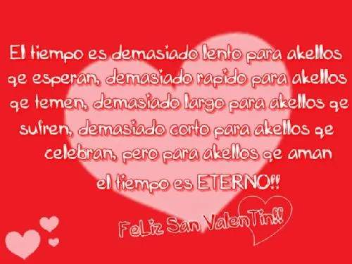 Feliz San Valentín – Día de los enamorados – 14 de Febrero ...