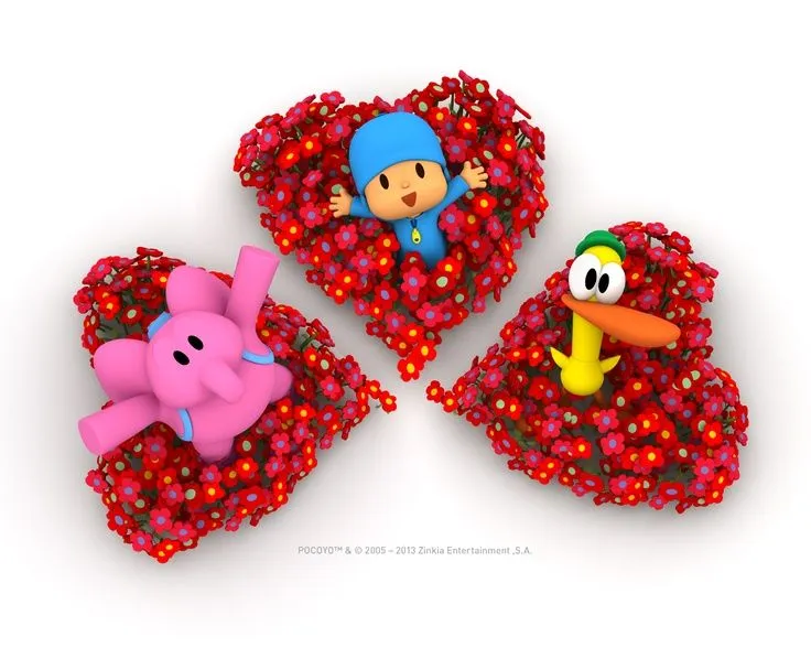 Feliz Día de San Valentín!! / Happy Valentine's Day!! www.pocoyo ...