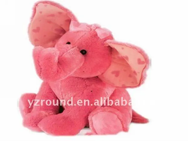 De peluche y cosas de color rosa de la familia del elefante ...