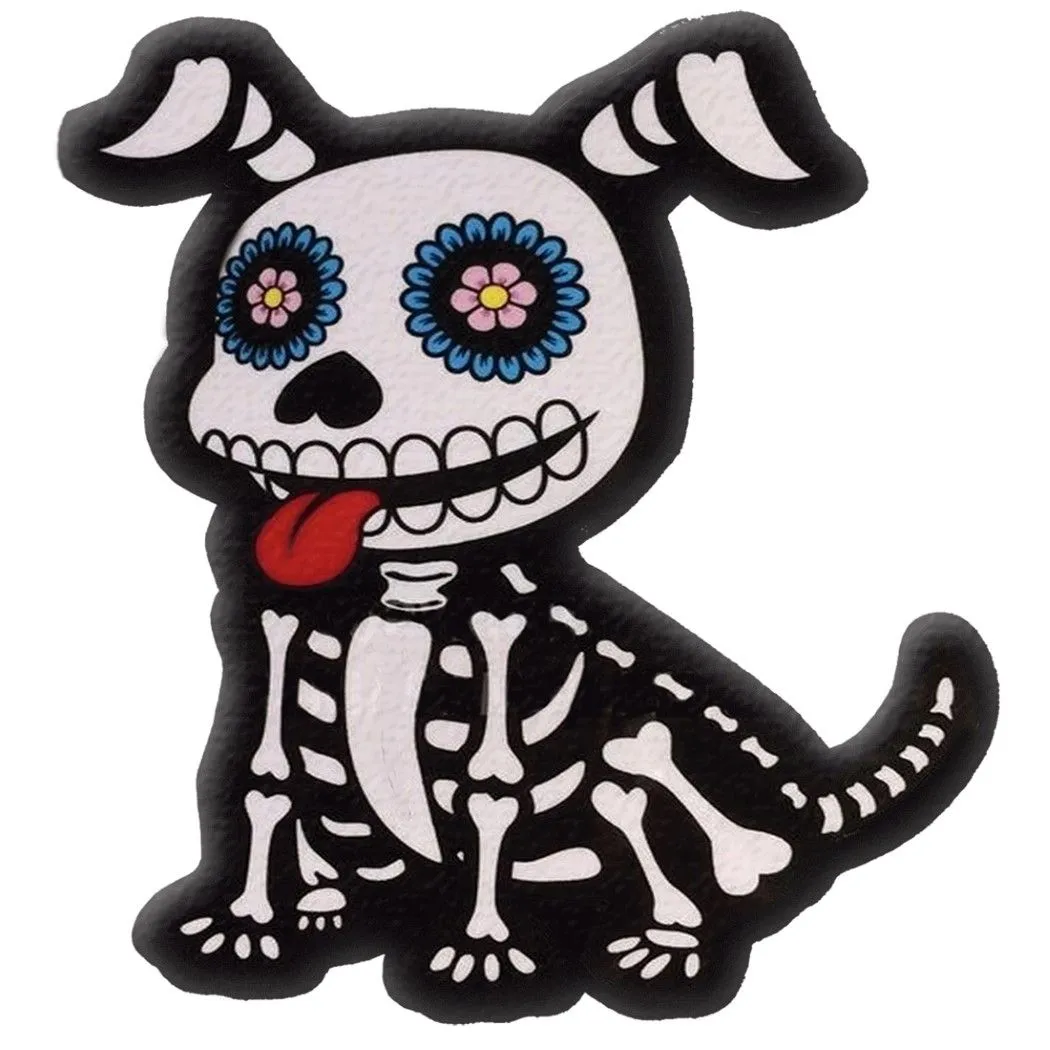 El Nuevo Fénix : Molde w-1978 almohada perrito calavera