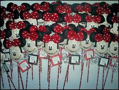 Festa Caramelle: decoração da festa da minnie