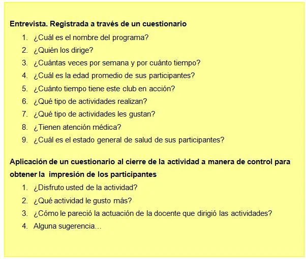 Festival de actividades deportivo recreativas, dirigido al adulto ...