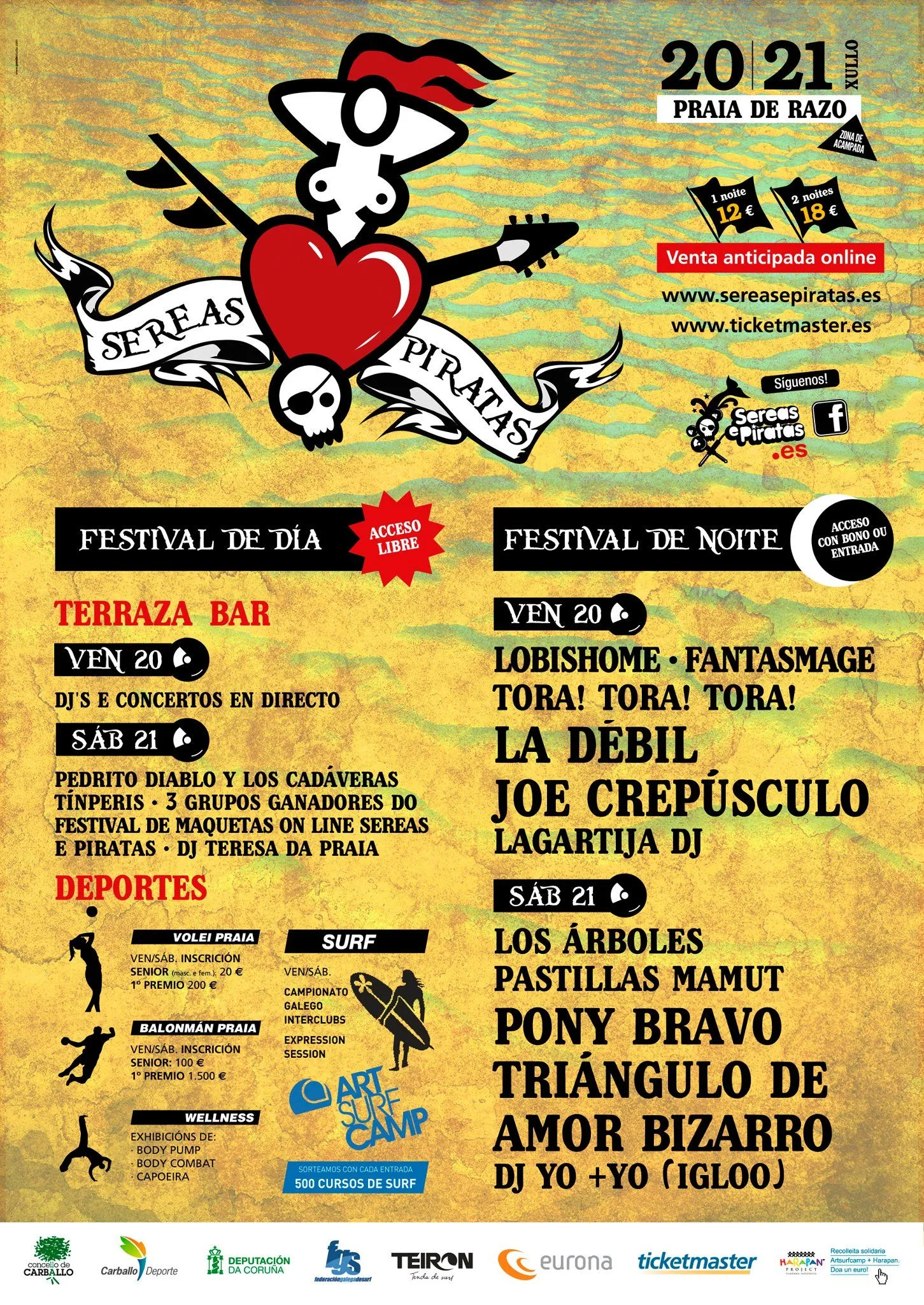 El festival gallego Sereas e Piratas presenta el cartel de este ...